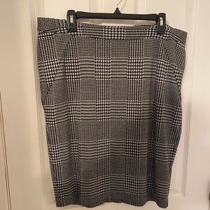 Lane Bryant Skirt, 16, Houndstooth pattern, business wear